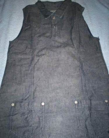 Lange jeans overgooier van Kamiel en Pupilla, 164