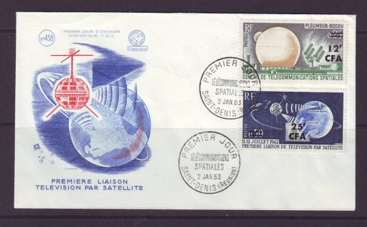 Ruimtevaart FDC 11 Frankrijk 