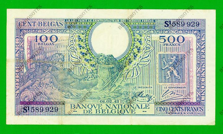 500 Francs Type Londen 1943*Lot 1902619929