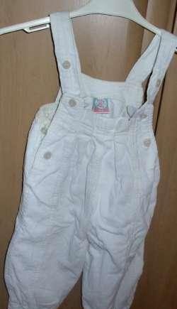 Beige salopet (maat 74)