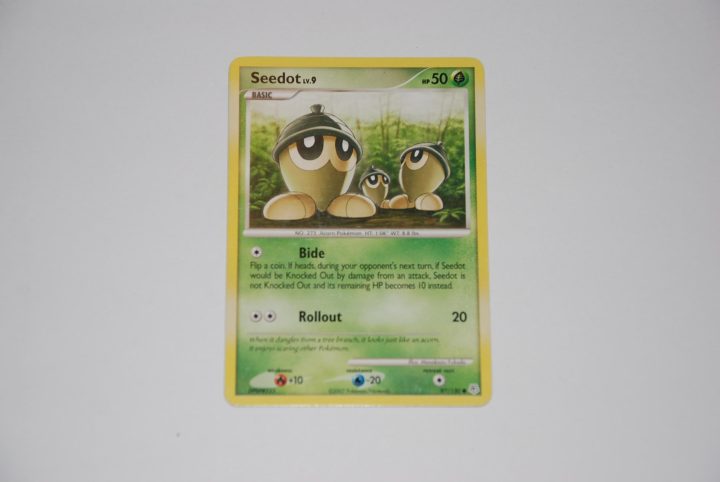 pokemon kaart seedot lv9