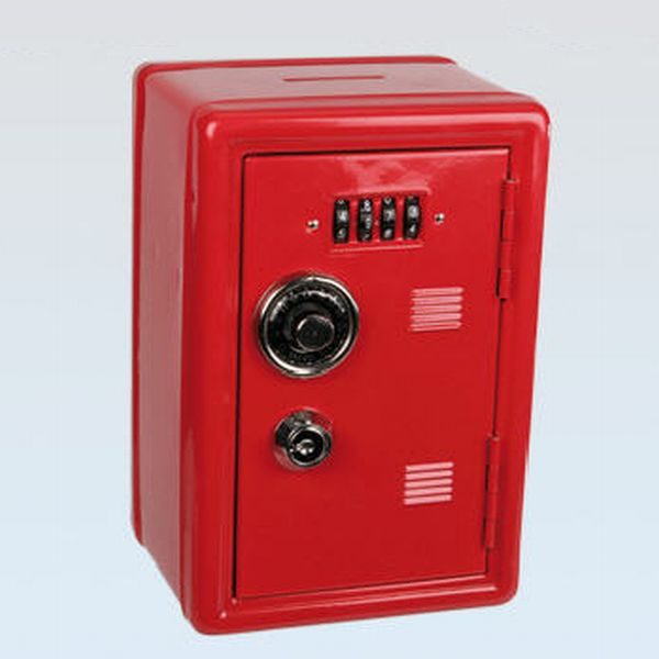 Spaarpot kluis Locker Rood