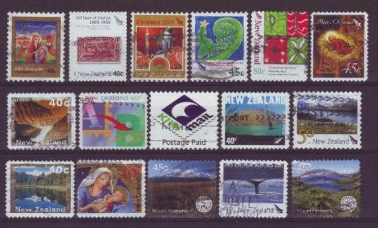 Postzegels: Lotje Nieuw-Zeeland 