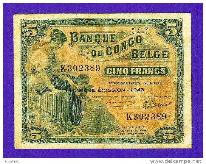 5 Francs  10-01-1943 * Lot 2410592389