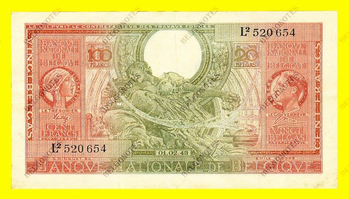 100 Francs Type Londen*01-02-1943*Lot 1902610654