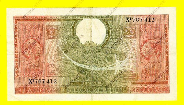 100 Francs Type Londen*01-02-1943*Lot 1902617412