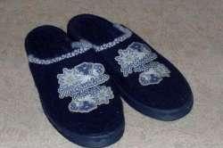 Blauwe pantoffels (maat 33)