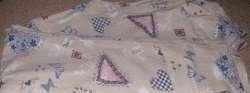 Beige bedrukte legging