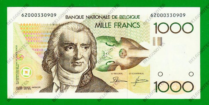 1000 Francs Type  Gretry**Dassin-Godeau !!! ** Lot 1902610909 RARE !!!