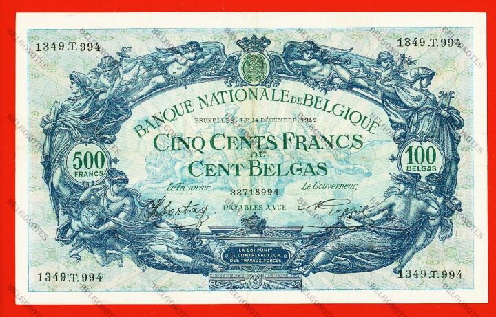 500 Francs Type '1887' 1942 * Lot 1902618994