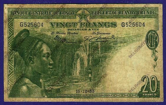 20 Francs  15-12-1953 * Lot 2410595604