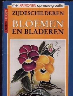 Zijdeschilderen bloemen en bladeren met 1patroonblad