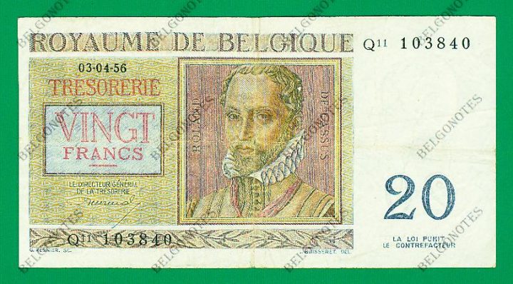 20 Francs type Regnier*03-04-1956*Lot 1902613840