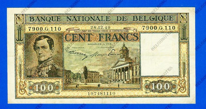 100 Francs Type Dynastie*1949*Lot 1902611110