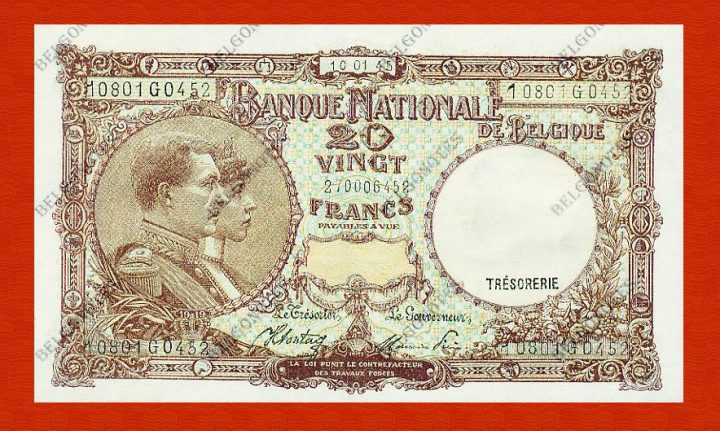 20 Francs Type '1919' **UNC**1945** Lot 1902610452