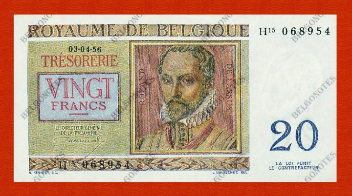 20 Francs Type Regnier **UNC**1956** Lot 1902618954