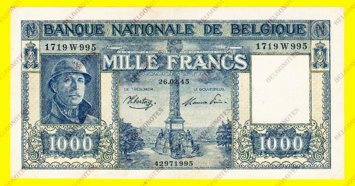 1000 Francs Type  Dynastie 1945 * Lot 1902611995