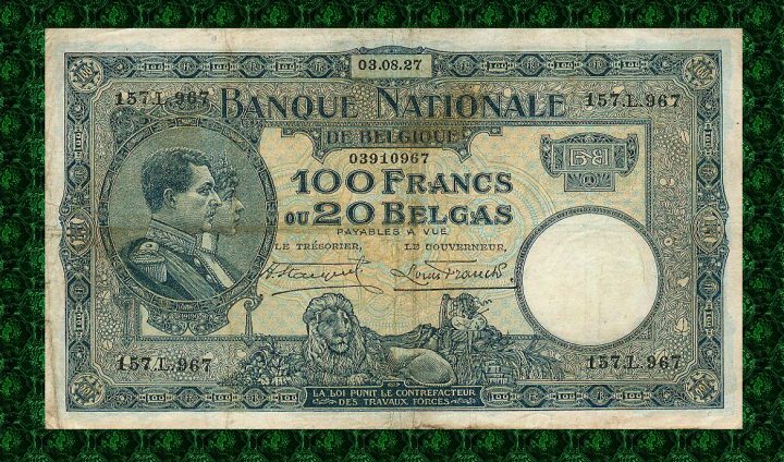 100 Francs Type Nat. reeks 1927*Lot 1902610967
