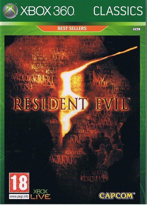 XBOX 360 GAME; Resident Evil 5 Classics