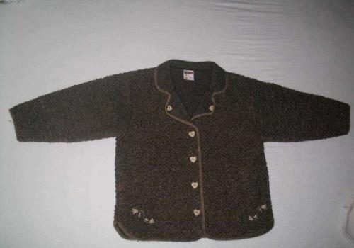 Bruin vestje maat 128