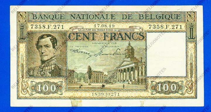 100 Francs Type Dynastie*1949*Lot 1902610271