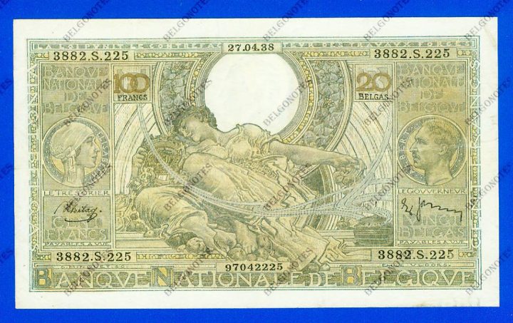 100 Francs Type Vloors 1938 * Lot 1902612225