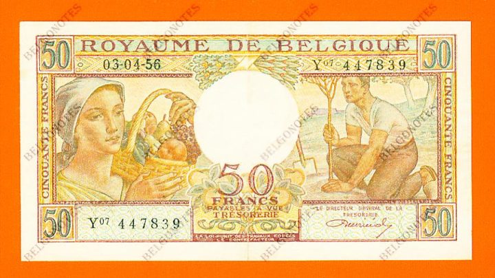 50 Francs Type Buisseret 03-04-1956* Lot 1902617839