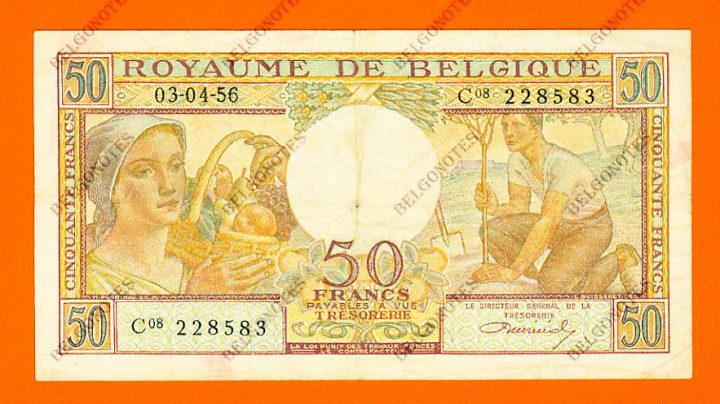 50 Francs Type Buisseret 03-04-1956* Lot 1902618583