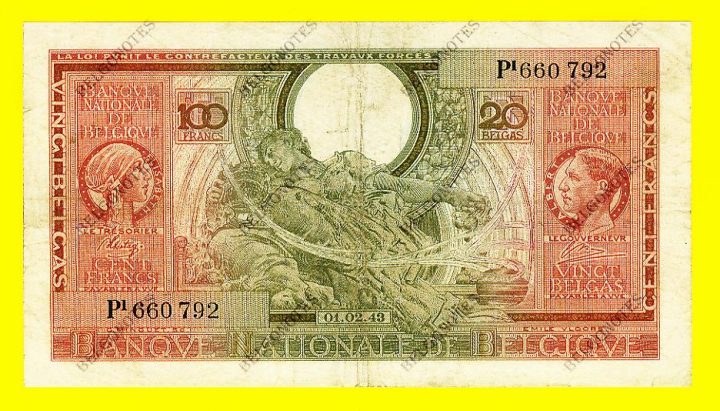 100 Francs Type Londen*01-02-1943*Lot 1902610792