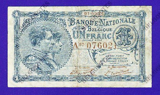 1 Franc Type Nat. reeks 1920*Lot 1902616021