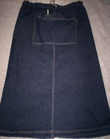 Lange jeansrok voor 10 jaar