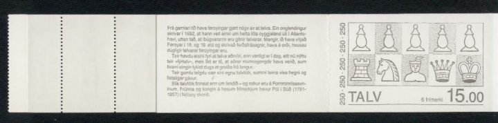 foroyar yvertnrs: carnet 76  postfris
