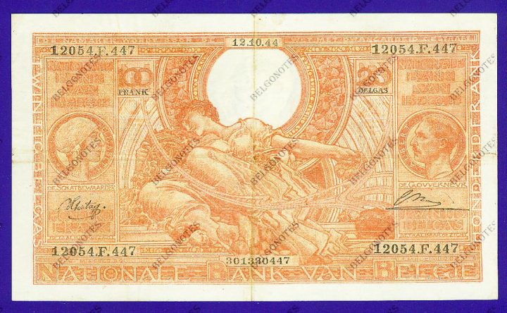 100 Francs Type Vloors oranje**NL-FR**Lot 1902610447