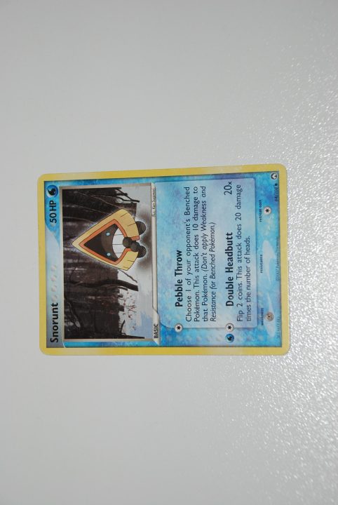 pokemon kaart snorunt