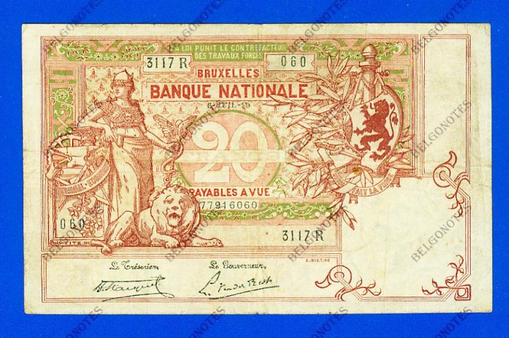20 Francs Type Vermiljoen 1919* Lot 1902613117