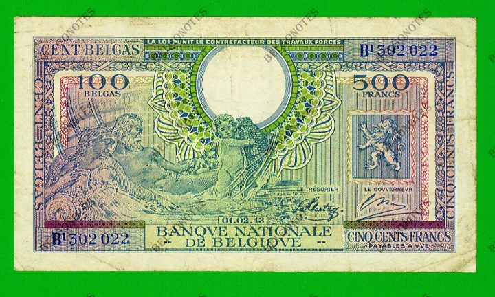 500 Francs Type Londen 1943*Lot 1902612022