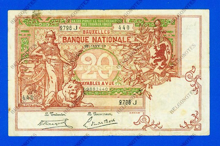 20 Francs Type Vermiljoen 1919 * Lot 1902612796