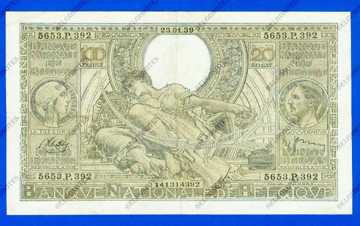 100 Francs Type Vloors 1939 * Lot 1902614392