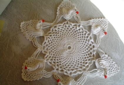 Mooi sierkleedje Zwaantjes nr 55 weggeefprijs!!!