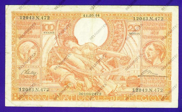 100 Francs Type Vloors oranje**FR-NL**Lot 1902612472