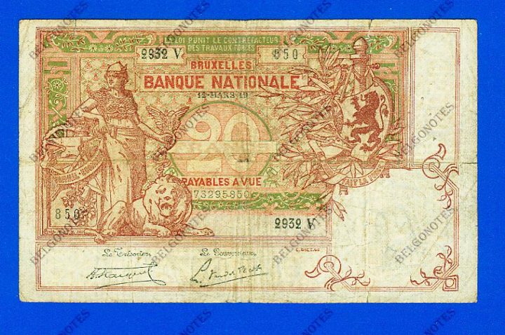 20 Francs Type Vermiljoen 1919 * Lot 1902612932