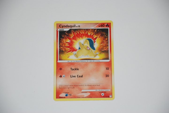 pokemon kaart cyndaquil lv 12