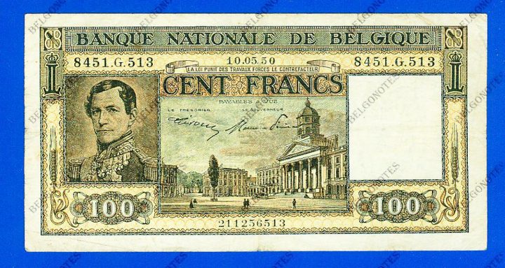 100 Francs Type Dynastie*1950*Lot 1902616513