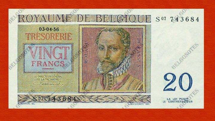 20 Francs Type Regnier **UNC**1956** Lot 1902613684