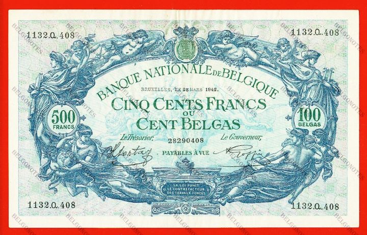 500 Francs Type '1887' 1942 * Lot 1902610408