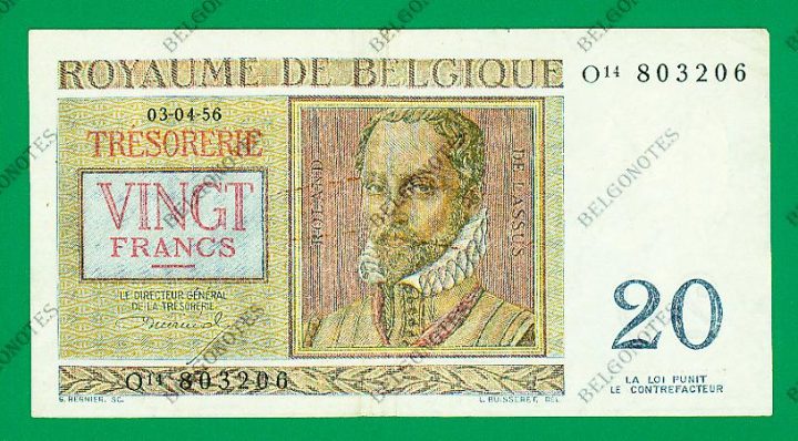 20 Francs type Regnier*03-04-1956*Lot 1902613206