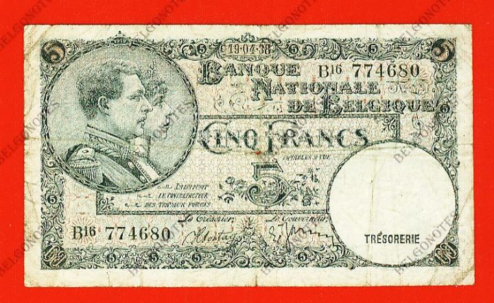 5 Francs Type '1919' *1938*Lot 1902614680