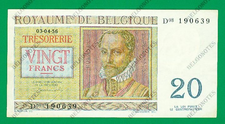 20 Francs type Regnier*03-04-1956*Lot 1902610639