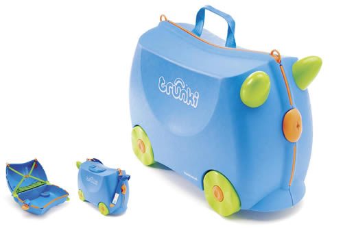 Trunki Terrance Blauw Kinderkoffer Koffer