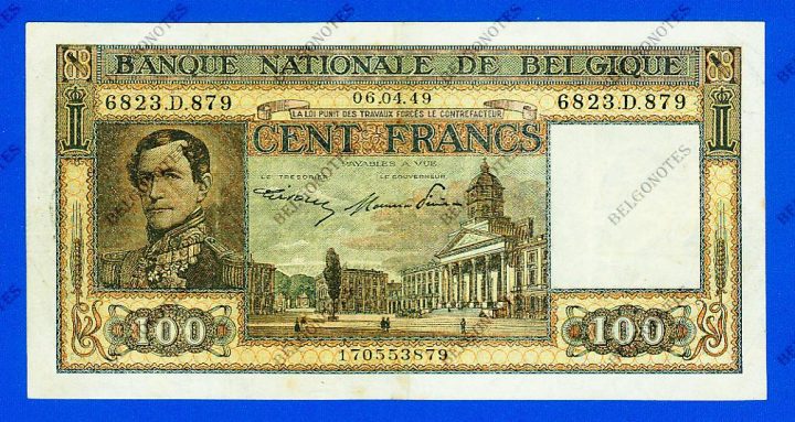 100 Francs Type Dynastie*1949*Lot 1902613879